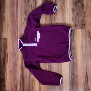 Girls Patagonia Synchilla Snap T fleece jacket large 12 or women’s XXS